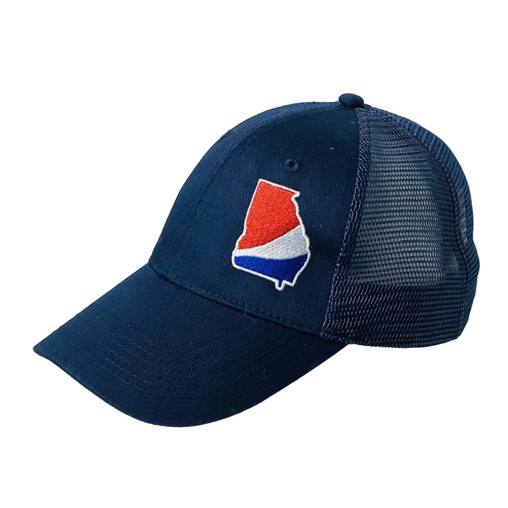 BIG Hat GEORGIA Flag  Logo  Cap  SnapBack Mesh Hat